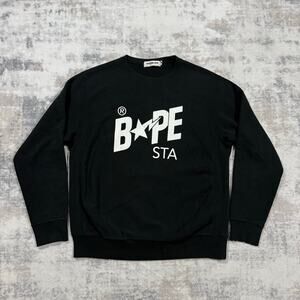 Authentic Bape 2000’s Bapesta Crewneck M